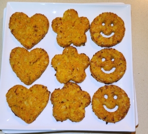 קציצות עדשים אדומות אפויות - הגשה