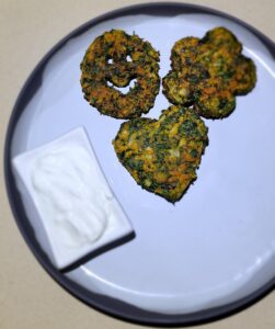 קציצות צמחוניות שלשה ירוקים הצעת הגשה